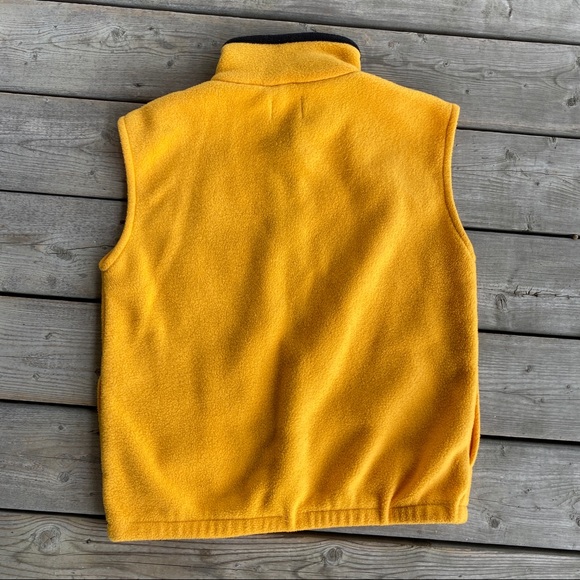 Vintage Yellow Vancouver Canada Fleece Vest - Picture 5 of 6